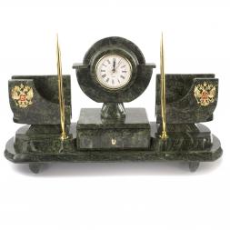 Настольный набор из змеевика "Директор"