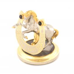 Сувенир из агата "Подкова на удачу"