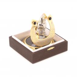 Сувенир из агата "Подкова на удачу"