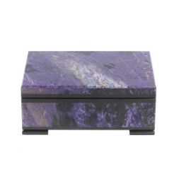 Шкатулка из чароита 10х7х4 см