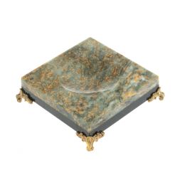 Подставка под шар из офиокальцита 9,5х9,5х3 см