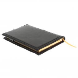 Ежедневник "Герб России" А5 обложка из черной кожи Златоуст