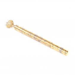 Подарочная шариковая ручка "Герб России" в деревянном футляре Златоуст