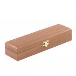 Подарочная шариковая ручка "Герб России" в деревянном футляре Златоуст