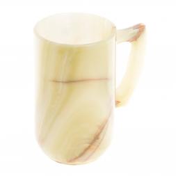 Пивная кружка из оникса 8,8х14,5 см 550 мл (4х6)