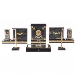 Письменный набор из змеевика "Цезарь"