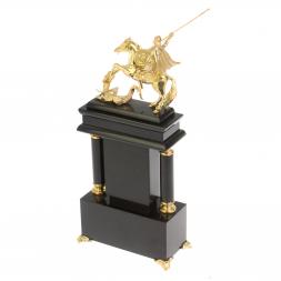 Часы "Георгий Победоносец" из родонита