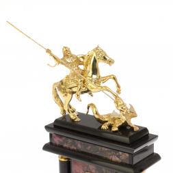 Часы "Георгий Победоносец" из родонита