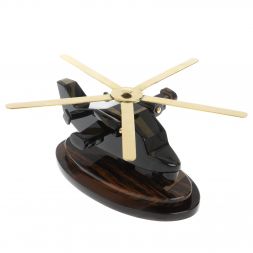 Сувенир "Вертолет МИ - 24" из обсидиана