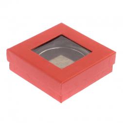 Карманное зеркальце из камня пирит цвет серебро