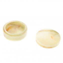 Шкатулка "Пудреница" из оникса 12,5х12,5х5 см (5)