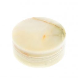 Шкатулка "Пудреница" из оникса 12,5х12,5х5 см (5)