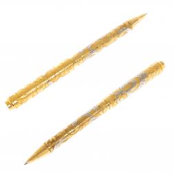 Подарочный набор "Лев" ежедневник А6 и ручка с гравюрой Златоуст