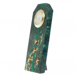 Часы-погон "Капитан прокуратуры РФ" камень змеевик