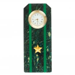 Часы-погон "Майор прокуратуры РФ" камень змеевик