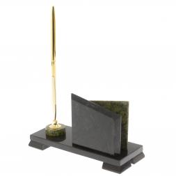 Настольный мини-набор из змеевика