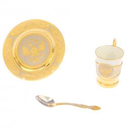 Кофейный набор "Герб РФ" 80 мл Златоуст