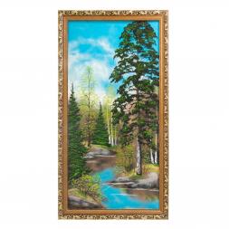 Картина из каменной крошки "Весна" багет 47х87 см