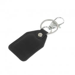 Брелок для ключей с накладкой из камня жельбертит