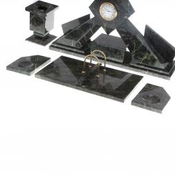 Письменный набор "Орел" камень змеевик