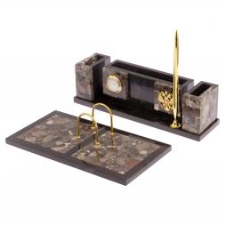 Настольный набор "Люкс" из конгломерата
