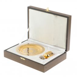 Водочный набор "На посошок" рюмка с тарелкой 40 мл Златоуст