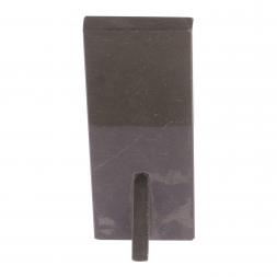 Часы "Погон генерал" цвет серебро камень змеевик прямоугольные