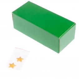 Часы "Погон генерал" цвет серебро камень змеевик прямоугольные