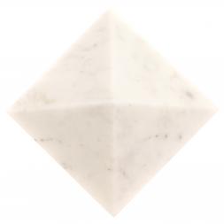 Пирамида из белого мрамора 11,5х11,5х8,5 см
