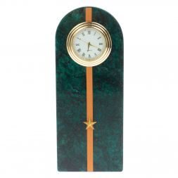 Часы "Погон младший лейтенант МЧС" камень змеевик