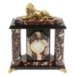 Часы "Лев" из креноида и бронзы