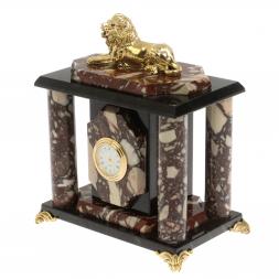 Часы "Лев" из креноида и бронзы