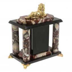 Часы "Лев" из креноида и бронзы