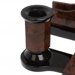 Настольный набор "Орёл" камень обсидиан