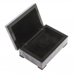 Шкатулка из чароита "Гармония" 10,5х7х4 см