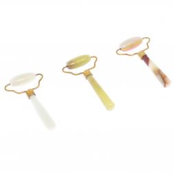 Массажер роликовый из оникса средний 11,5х6х1,5 см