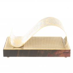 Подставка под телефон "Герб России" из яшмы Златоуст