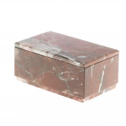 Шкатулка для украшений из яшмы 11,5х7х5 см