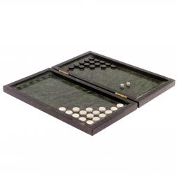 Подарочные нарды из змеевика