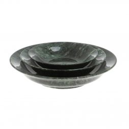 Набор тарелок из шабровского змеевика 3 шт