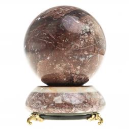 Сувенир "Шар Антистресс" камень креноид 9,5 см