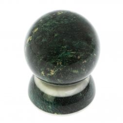 Шар на подставке 10,5 см из змеевика