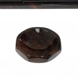 Настольный прибор "Золотой" камень обсидиан