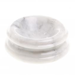 Пепельница из белого мрамора 10х10х3,3 см