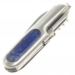 Нож мультитул складной 7 в 1 с камнем лазурит