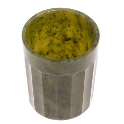 Стакан граненый из нефрита 140 мл 6х7 см