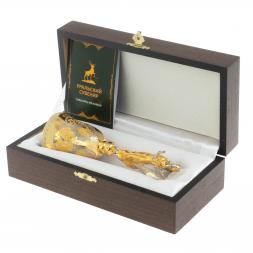 Колокольчик декоративный из бронзы "Архангел" в подарочной коробке Златоуст