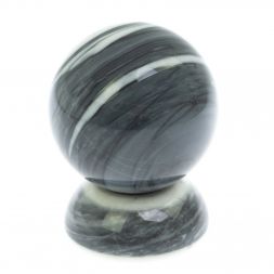 Настольные часы "Шар Антистресс" 8,5 см из мрамора