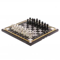 Набор игр 3 в 1: шахматы, шашки, нарды доска 40х40 см