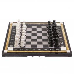 Набор игр 3 в 1: шахматы, шашки, нарды доска 40х40 см